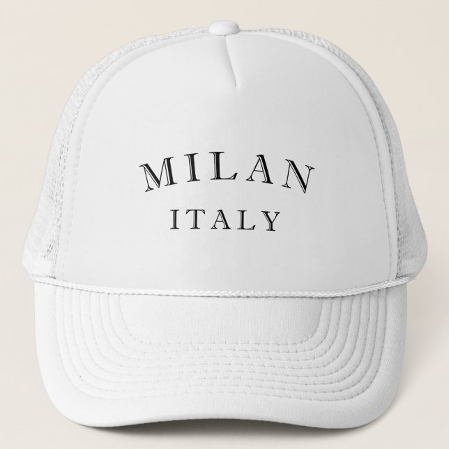 Milano Milano Italy Trucker Hat (Front)