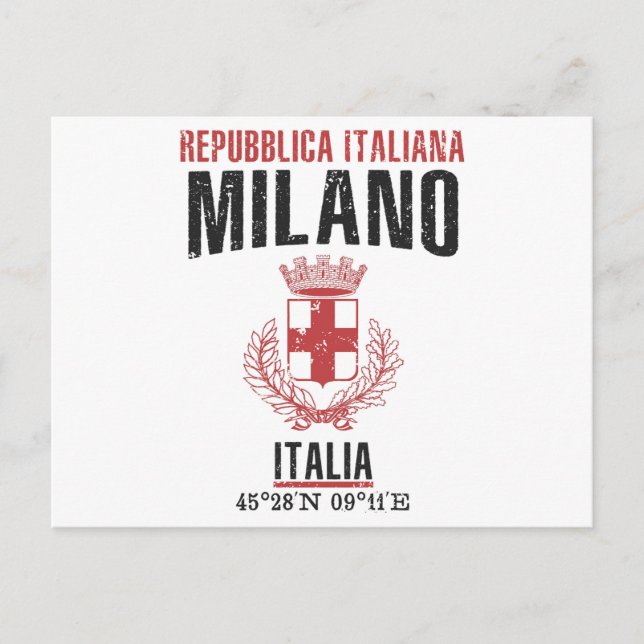 Milano Postcard (Front)