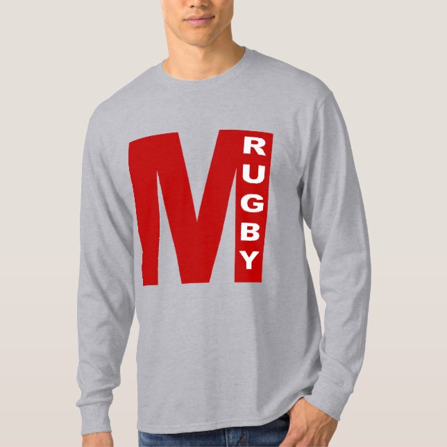MILANO RUGBY gray shirt long sleeves (Front)