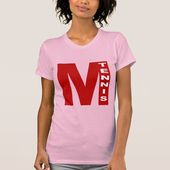 MILANO TENNIS pink jersey t-shirt (Front)