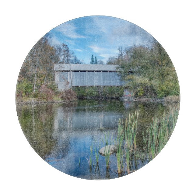 Milby Covered Bridge 2 Cutting Board (Front)