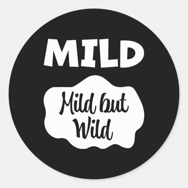 Mild Taco Sauce Costume Women Men Kids Halloween  Classic Round Sticker (Front)