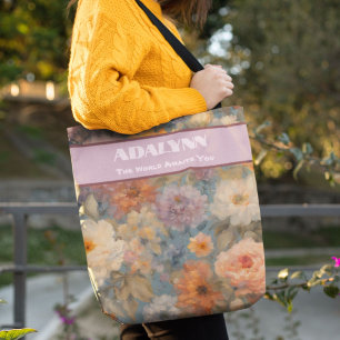 Mild Watercolor Graduation Gifts for Granddaughter Tote Bag