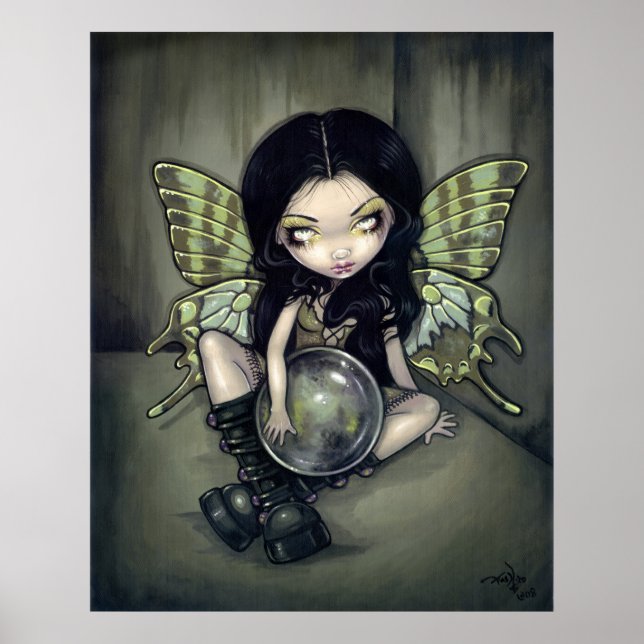 Mildew gothic fairy Art Print (Front)