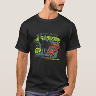 Mildly Anxious Black Cat T-Shirt
