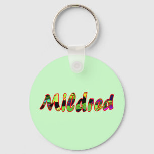 Mildred's green key chain