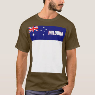 Mildura City in Australian Flag T-Shirt