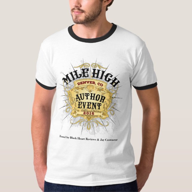 Mile High Author Event Men's Ringer T-Shirt (Front)