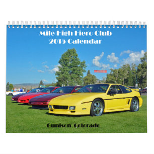 Mile High Fieros 2015 Calendar