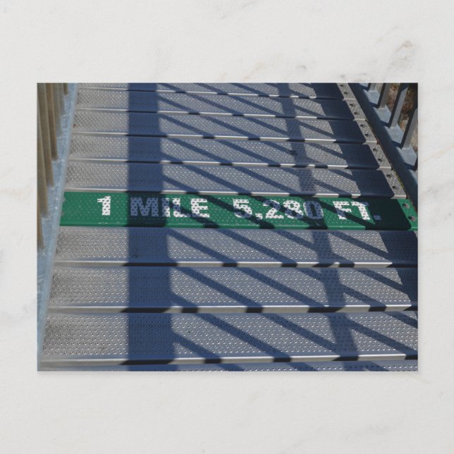 Mile High Steel Bridge at Grandfather Mountain, NC Postcard (Front)