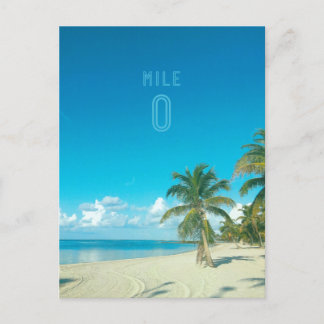 MILE ZERO postcard