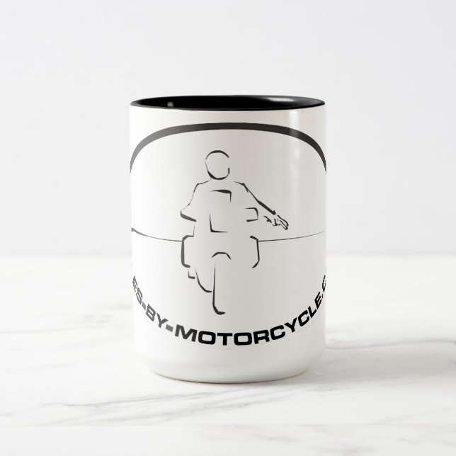 Miles By Motorcycle Coffee Mug (Center)