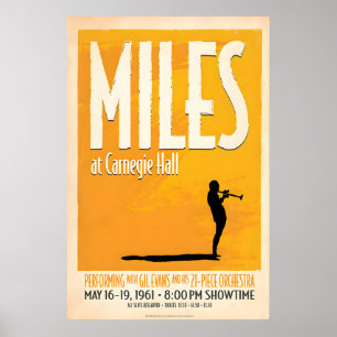 Miles Davis at Carnegie Hall, Original Print