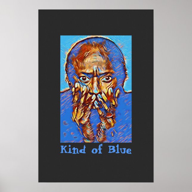 Miles Davis "Kind of Blue" Poster (Front)