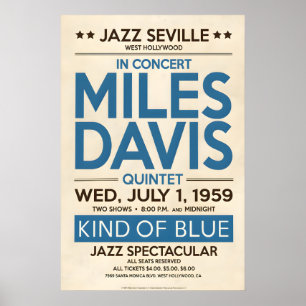 Miles Davis Live in Hollywood, Original Print