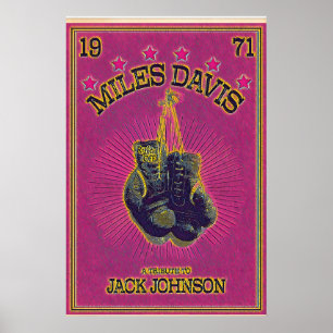 Miles Davis Tribute to Jack Johnson, Version 2 Poster