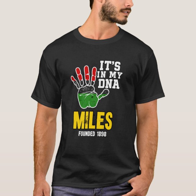 Miles, MC, Souvenir HBC Design T-Shirt (Front)