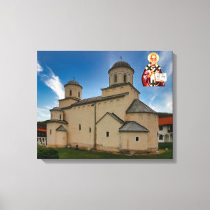 Mileseva Monastery Saint Nicholas Canvas Print