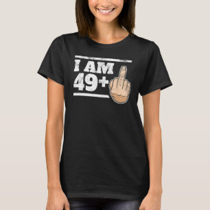 Milestone 50th Birthday Gag Bday Joke Idea 49+1 T-Shirt
