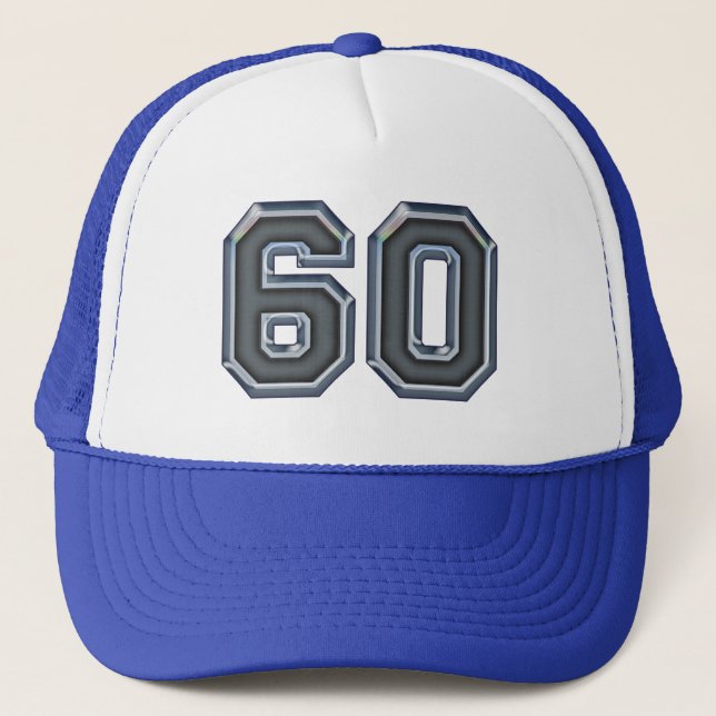 Milestone 60th Birthday Party Trucker Hat (Front)