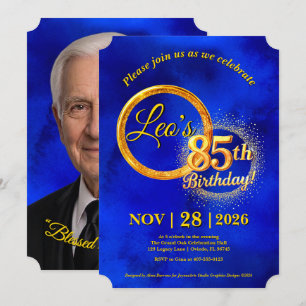 Milestone Birthday Invitation