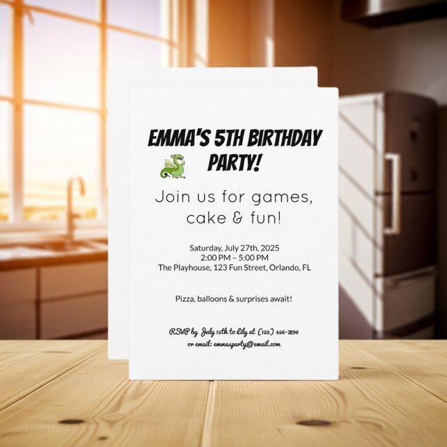 Milestone Birthday Invites: 50th–90th! Invitation (Creator Uploaded)