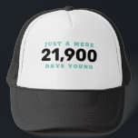 Milestone Birthday Trucker Hat<br><div class="desc">Fun personalised birthday cap for any birthday,  change the text yourself when you order</div>