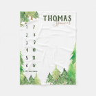 Milestone woodland baby growth tracker