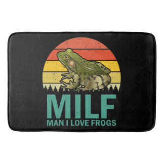 MILF Man I Love Frogs Bath Mat