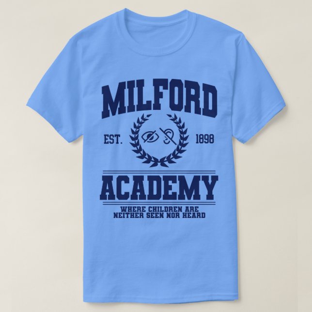 Milford Academy Buster Bluth Alma Mater T-Shirt (Design Front)