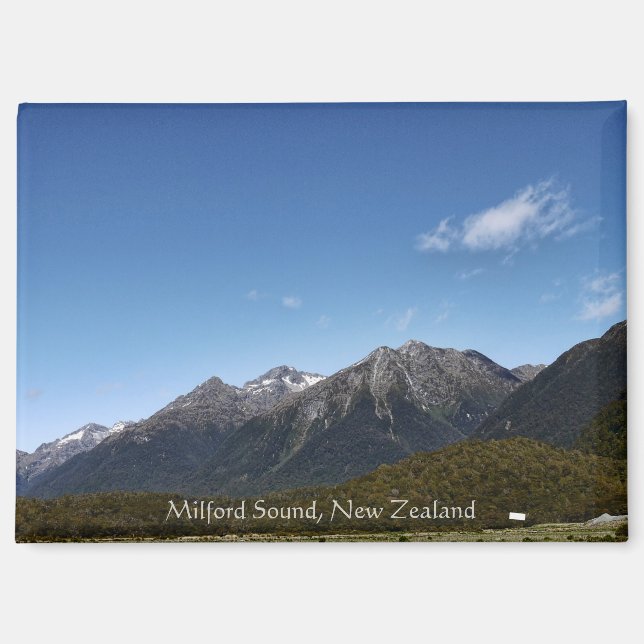 Milford Sound Camping @ New Zealand Shots Magnet (Front)