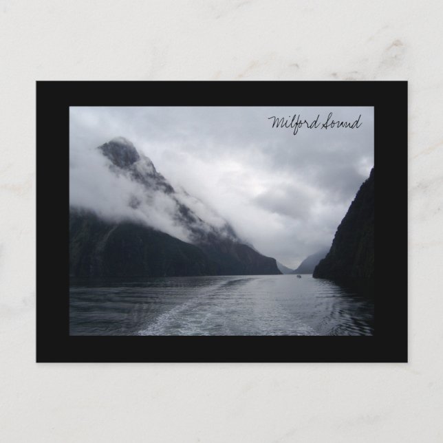 Milford Sound Postcard (Front)