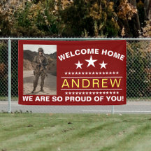 MilitaMilitary Welcome Home Banner | Army National