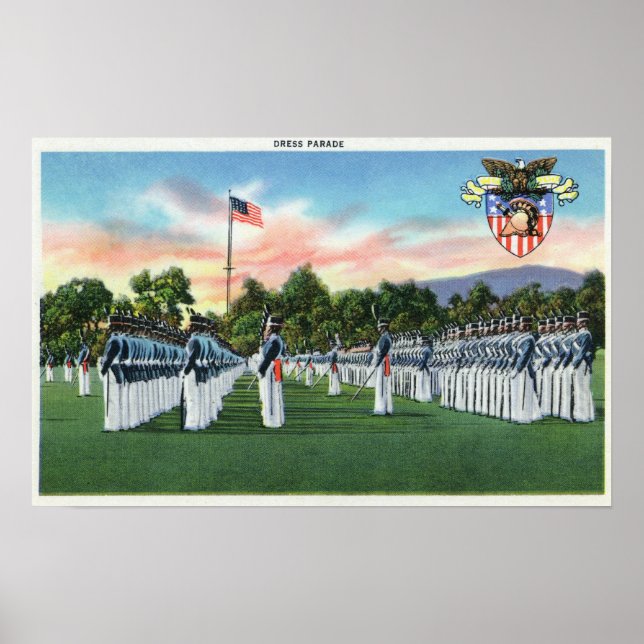 Military Academy Dress Parade # 2 Poster (Front)