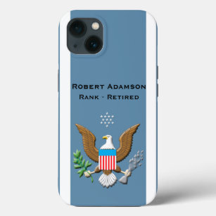 Military Air Force Defence emblem personalise  iPhone 13 Case