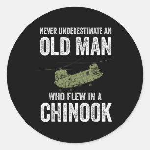 Military Aircraft Collection By Zynx An Old Man Wh Classic Round Sticker