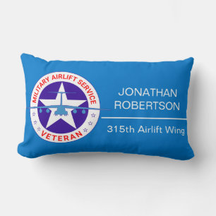 Military Airlift Service Veteran customisable Lumbar Cushion