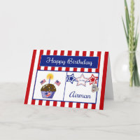 Military Airman Birthday Card