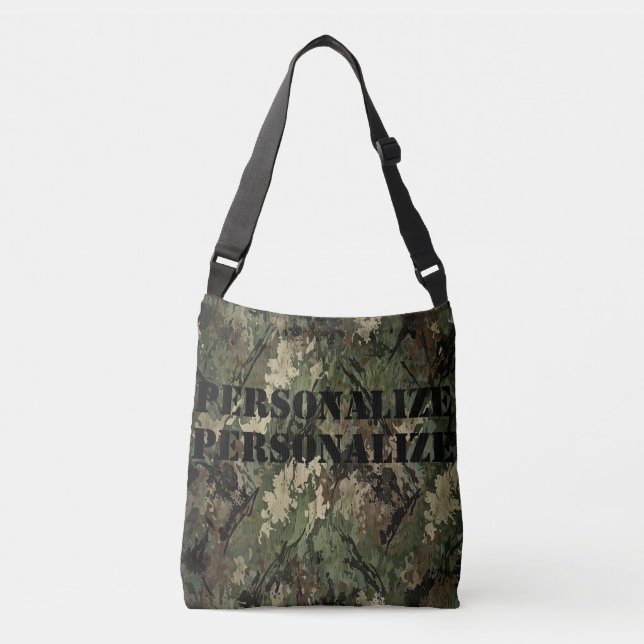 Military Armed Forces Style Camouflage Outdoors  Crossbody Bag (Front)