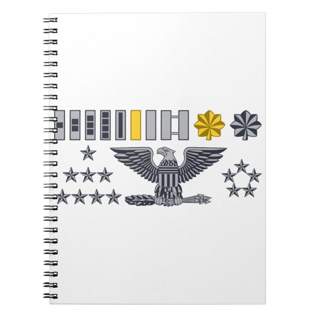 Military Army Insignia Ranks Notebook (Front)