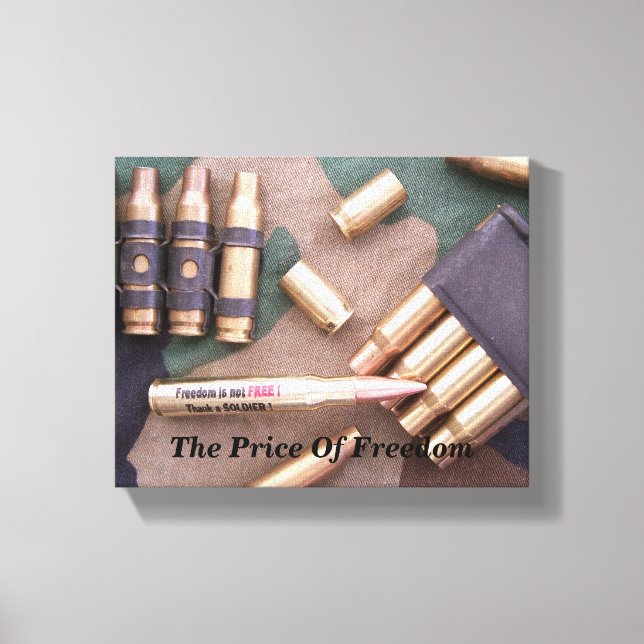 Military Army Navy Air Force Marines Veterans Vets Canvas Print (Front)