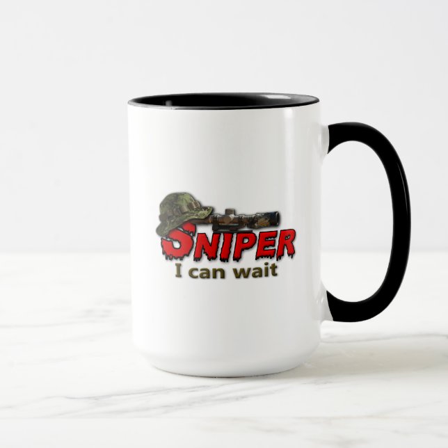 military Army Navy Marines Air Force sniper Mug (Right)