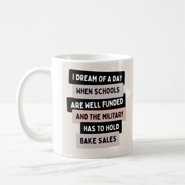 Military Bake Sale Coffee Mug (Left)