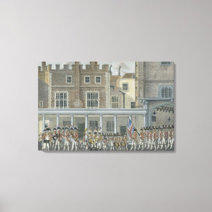 Military Band at St. James' Palace, late 18th cent Canvas Print