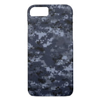Military Blue Camo Barely There iPhone 7 Case
