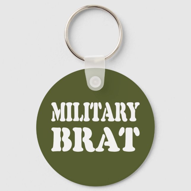 MILITARY BRAT KEY RING (Front)