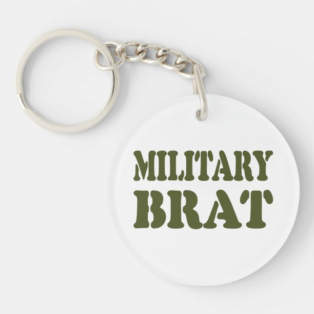 MILITARY BRAT KEY RING (Front)