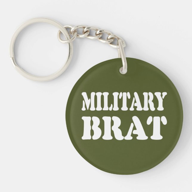 MILITARY BRAT KEY RING (Front)