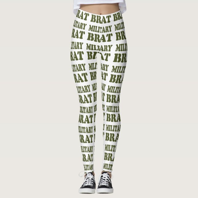 MILITARY BRAT LEGGINGS (Front)