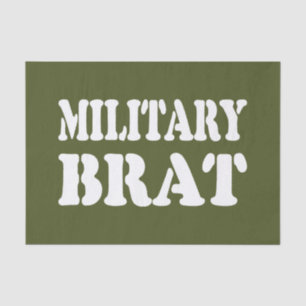 MILITARY BRAT TISSUE PAPER